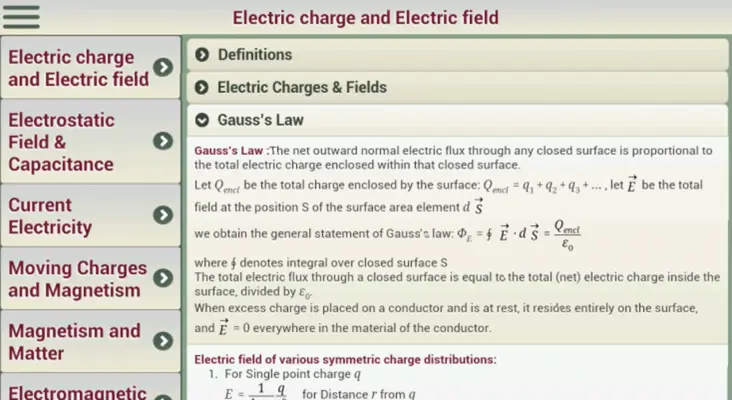 Physics Notes android App screenshot 2